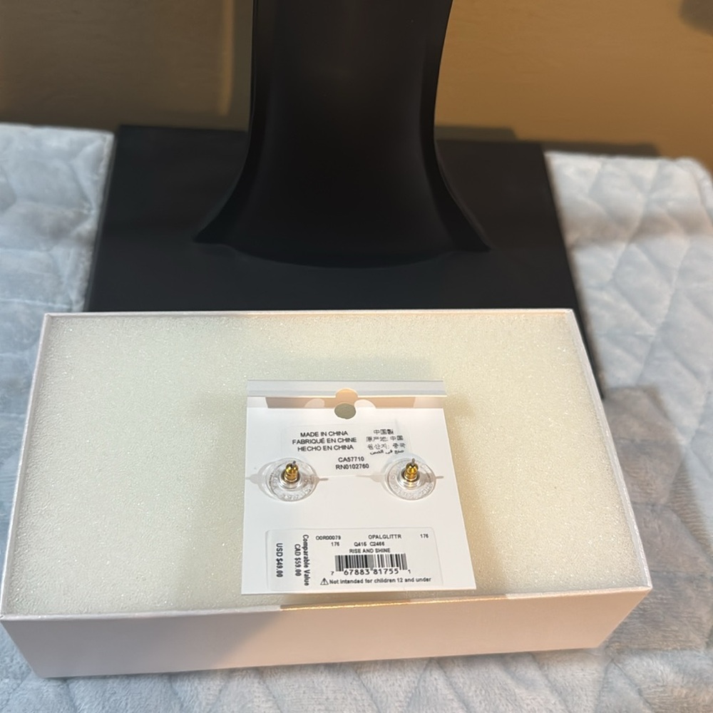 NWT Kate Spade New York Opal Glitter Ride And Shine Stud Earrings - Picture 6 of 9